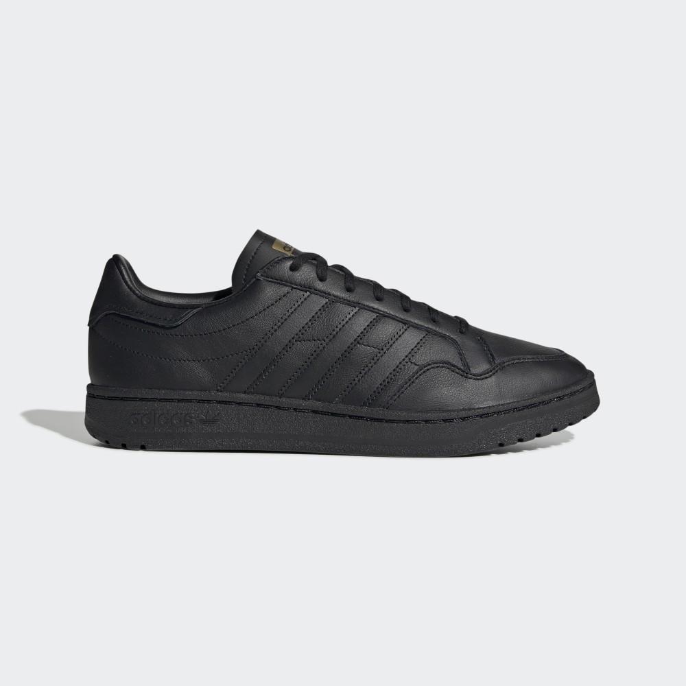 Originals Adidas Team Court Dama Romania - Negrii/Albi EF6050